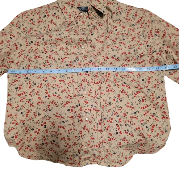 Ralph Lauren Button Down Floral Shirt - Picture 4 of 4
